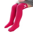 thumbnail image 2 of Eleanos Toddler Baby Girls Cute Knitted Knee High Long Socks Infants Bowknot Thigh High Leg Warmers Stockings, 2 of 5