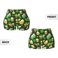 thumbnail image 5 of Kdxio St Patrick's Day10 Print Workout Shorts for Women Seamless Soft Smooth Gym Yoga Scrunch Active Shorts, 5 of 9