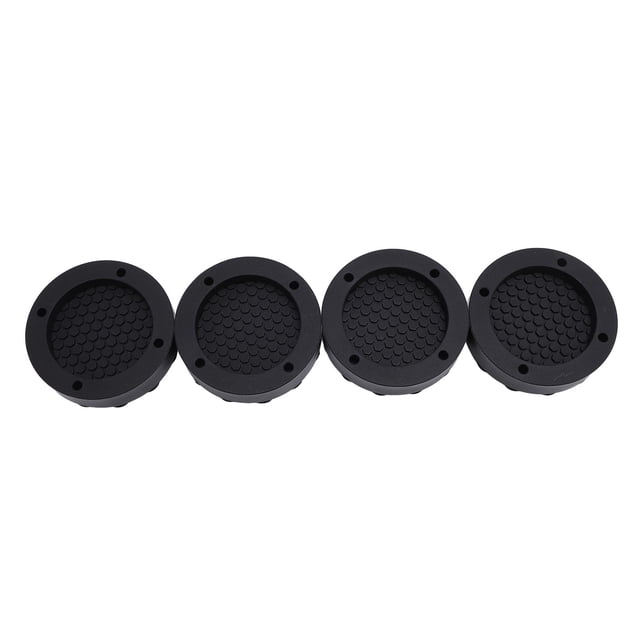 4pcs Washing Machine Vibration Damper with Powerful Suction Cup Washing Machine Anti Vibration Mat Silicone Shock Absorption Pads for Laundry Machine Stability and Noise