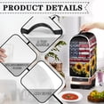 thumbnail image 4 of HELLHERO American Flag Sunflowers Blender Covers Fitted Dust Protector for Home Kitchen, 4 of 6