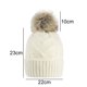thumbnail image 2 of Gorro para mujer, hombre, gorro de invierno, gorros con puños para mujer, gorros cálidos, 2 of 5