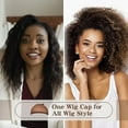 thumbnail image 3 of 6-pack Nylon Prock Cap, Elastic Hair Network Undercase Wigs, Stretchy Perting Cap Percke-w-caps Neutral Cap Elastic Network For Women And Men, 3 of 5