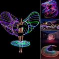 thumbnail image 5 of 26 Led Hula Hoop Fitness Dance Ejercicio Pérdida de peso Light/22 luces 80cm/ kaili Sencillez, 5 of 5
