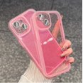 thumbnail image 2 of Glitter Star Clash 2-in-1 Hard Phone Case, Simple and Premium with Glitter Paper, Drop Resistant and Wear Resistant, for iPhone 15 14 13 12 11 Pro Max Phone Case (Pink,iPhone 12 Pro), 2 of 7