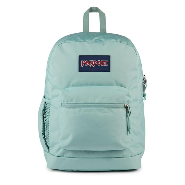 Mochila JanSport Cross Town Plus, tamaño grande, color salvia desteñida