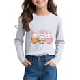 thumbnail image 2 of Avtoify Kids Long Sleeve Shirts Children's Easter Mid Sized Children's Casual Comfortable Long Sleeved T-shirt Bottom Shirt, 2 of 6