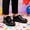 F-697Black, variant on ZHOGXU Children Boys Shoes Non Slip Thick Bottom Lace Up Comfortable Elegant Stylish Dress Shoes For Stage Performance,Black,4-4.5 Years