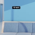 thumbnail image 3 of Excello Global Products Easy to Mount 9 by 3 in WiFi Sign with Symbols, Black, Pack of 3 - EGP-HD-0270, 3 of 5