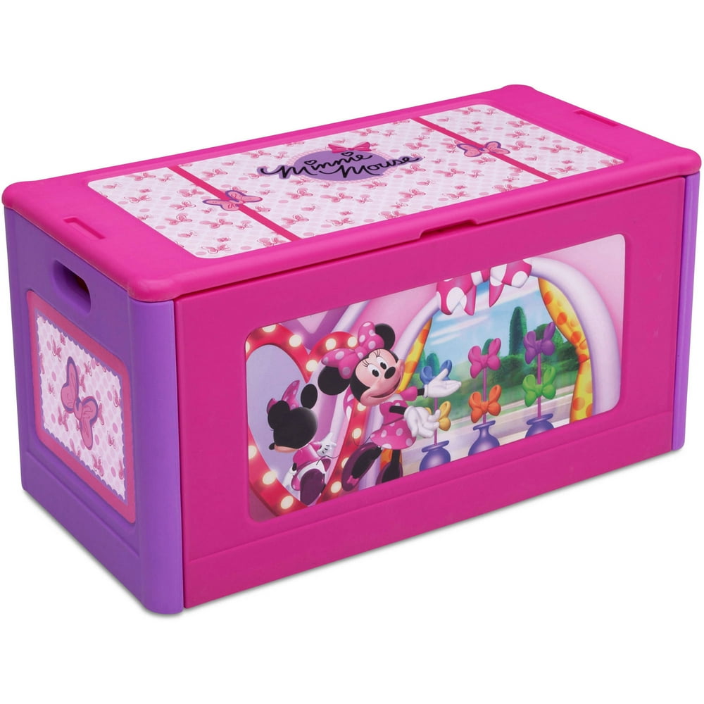 disney minnie mouse 9 bin plastic toy organizer