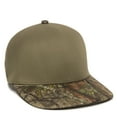 thumbnail image 6 of Outdoor Cap Camo Brim Baseball Hat – High Profile Structured Hunting Cap, Adjustable Snapback, One Size, Green, 6 of 6