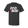 thumbnail image 2 of Wild Bobby, Funny Dad Bod Logo, Pop Culture, Men Graphic Tee, Charcoal, Small, 2 of 4