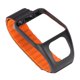 thumbnail image 3 of Correa de reloj magnética de silicona Correa de repuesto de reloj Pulsera de reloj ajustable para TomTom Runner 2 Negro Naranja, 3 of 10
