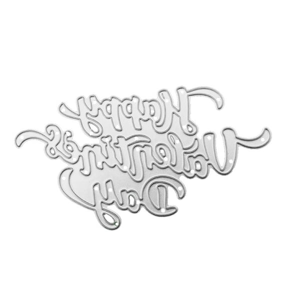 Happy Valentines Day Metal Cutting Dies Stencil Scrapbooking DIY Album Stamps