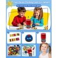 thumbnail image 2 of Fast Bead Grabbing Match Color Bingo Game with Color Line Board, Fun Educational Board Games for Family Party Group 2-4 Players, 2 of 7