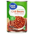 thumbnail image 2 of (12 pack) Great Value, No Salt Added Chili Beans, 15.5 oz Can, 2 of 10