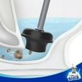 MR.Siga Toilet Plunger with Holder, Heavy Duty Plunger with Sturdy