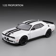 thumbnail image 1 of 1:24 Dodge Challenger SRT Hellcat Alloy Musle Car Model Diecasts Metal Sports Car Vehicles Model Sound Light Childrens Toy Gift, 1 of 6