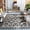 Grey/Beige, variant on SAFAVIEH Veranda Johann Southwestern Indoor/Outdoor Area Rug, 4' x 5'7", Black/Beige