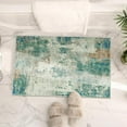 thumbnail image 3 of Moynesa 2'x3' Modern Abstract Area Rug,Small Bathroom Rugs Washable Entry Rug Kitchen Sink Mat, Contemporary Soft Non Slip Indoor Throw Carpet for Entryway Bedside Living Room, Green, 3 of 7