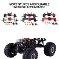 thumbnail image 4 of Wweixi 2pcs Aluminum Alloy Rear Axle For FCX24 1/24 Crawler CNC RC Car Accessories Replacement Parts RC Upgrade Part Silver, 4 of 6