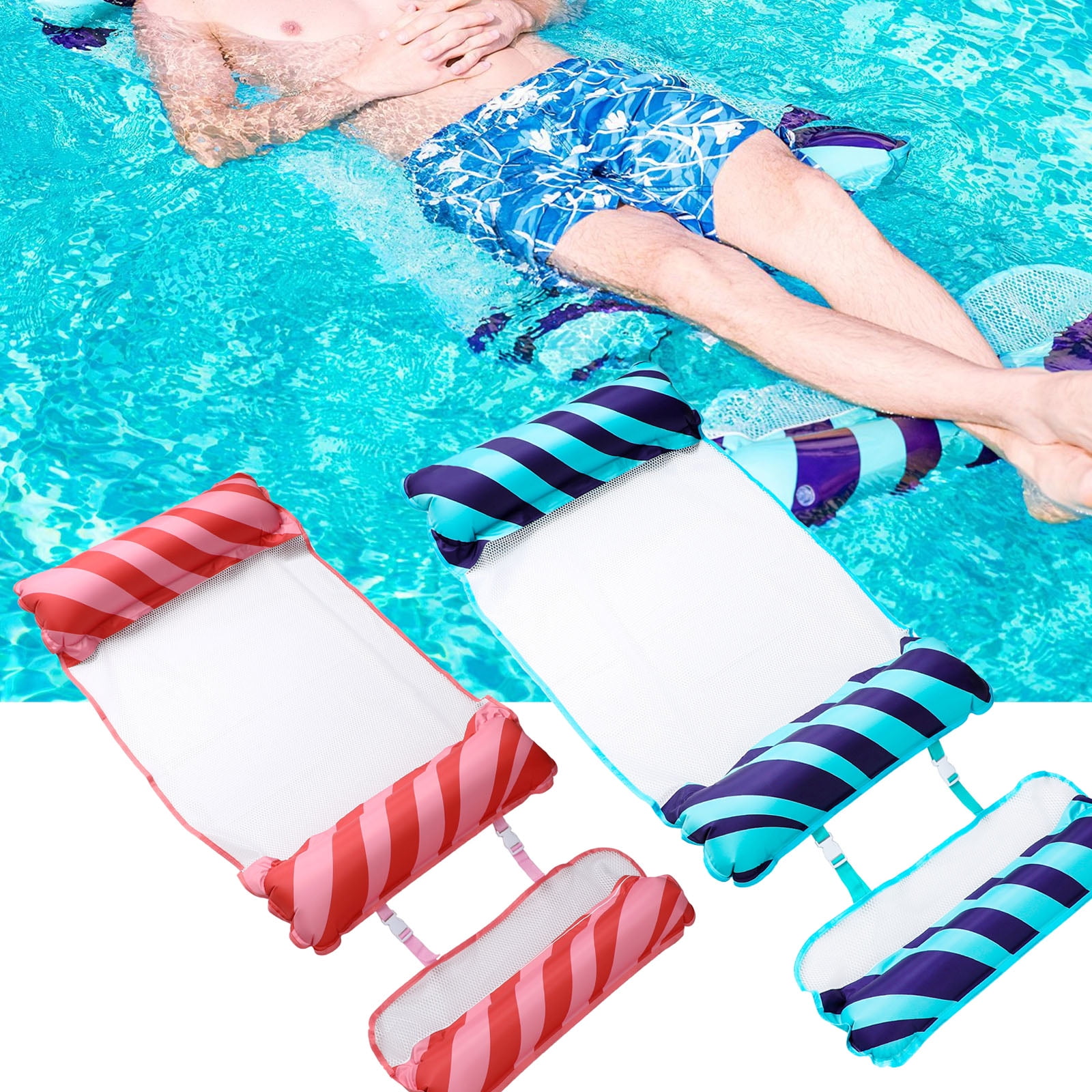 OriginalSourcing Pool Floats Inflatable Hammock Pool Float, Water