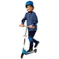 thumbnail image 7 of Adventure Force Folding Kids Scooter - Blue and Orange 100mm Wheels - 110 lbs Max Weight - 3+ Unisex, 7 of 7