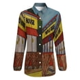 thumbnail image 4 of Waffle House Long Sleeve Blouse Woman Streetwear Casual Shirts Summer Oversize Woman Streetwear Clothing Birthday Present, 4 of 7