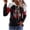 Black, variant on IROINNID Women's Long Sleeve Hoodie Mid-Length Print Loose Shirts Tops Christmas Sweatshirts Pullover, Gray