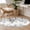 Black, variant on Area Rug for Living Room, Sage Green Eucalyptus Leaves Non-Slip Indoor Large Carpet for Bedroom/Dining Room, Spring Summer Botanical Washable Low-Profile Rectangle Floor Runner Rugs - 6 x 9 Ft