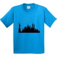 thumbnail image 3 of Inktastic New York Skyline Youth T-Shirt, 3 of 5