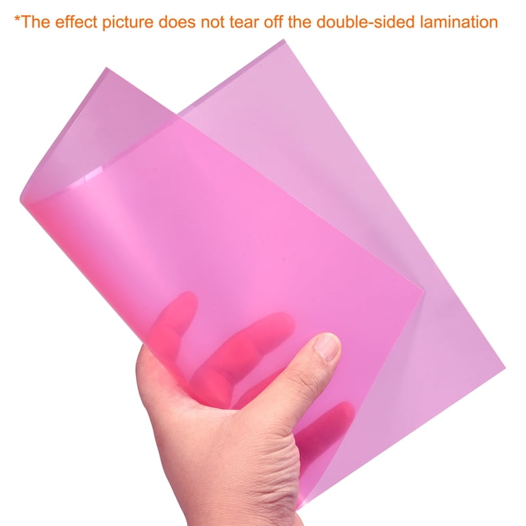 PATIKIL A4 Guided Reading Strips - 6-Pack Purple PVC Colored Overlays For Focus & Eye Strain 2 thumbnail image