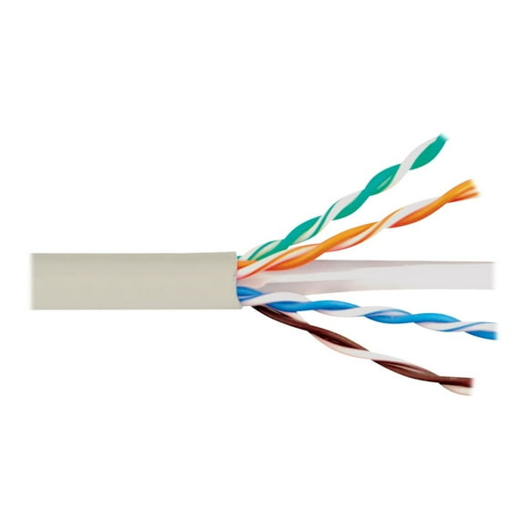 ICC - Bulk cable - 1000 ft - 0.2 in - UTP - CAT 6e - plenum, solid - white