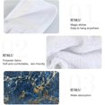 thumbnail image 5 of SKYSONIC Marble Fashion Pattern Hanging Tie Towels 2 Pieces, Absorbent Hand Towels Tea Bar Dish Dry Towels for Kitchen Bathroom Home Decor,14" x18.2", 5 of 7