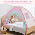 thumbnail image 4 of Carpa para cama tamaño twin PIIKAGO con luces de estrellas, 4 of 6