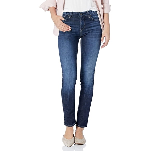 Buffalo David Bitton Carrie Jeans Ajustados de Tiro Medio para Mujer, Azul Imprudente, 31, Azul temerario, 31