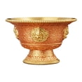 thumbnail image 1 of Tazón de agua budista tibetano Gloria Ornamento decorativo Oro, 1 of 9