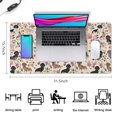 thumbnail image 5 of Long Mouse Pads for Desk,Dachshund and Flower Desk Mats on Top Of Desks, Desk Mouse Pad Extra Large with 3mm Non-Slip Base and Stitched Edge for Gaming,Office,Work,Home 31.5"x15.7", 5 of 6