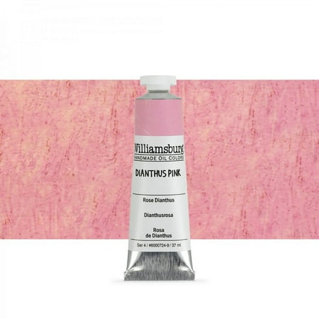 UPC: 0877463000430 | Williamsburg Handmade Oil Paint 37ml Dianthus Pink