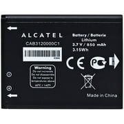 Original Alcatel Battery CAB3120000C1  For Alcatel BTR510AB 510A OT-880a aVengeance 3.7V 850mAh 3.15Wh - 100% OEM - Brand NEW in Non-Retail Packaging