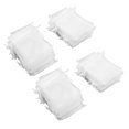 thumbnail image 3 of Drawstring Organza Bags, Elegant Simple 10x15cm Transparent  200Pcs Mini Organza Bags  Drawstring Design  For Jewelry For Party Decoration For Wedding White, 3 of 8