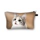 thumbnail image 1 of Bolsa de cosméticos con estampado de gato para mujer, neceser de viaje encantador, ideal para regalo, varias variedades, novedad de 2021 Fivean unisex, 1 of 2
