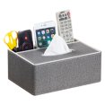 thumbnail image 3 of Funda rectangular multifunción de cuero de PU y organizador de control remoto, adecuado para guardar bolígrafos y artículos de papelería, organizador de escritorio para oficina, 3 of 3