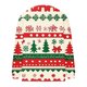 thumbnail image 5 of Cárdigan de punto con estampado navideño para mujer, abrigo con botones, 5 of 5