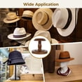 thumbnail image 6 of Vintage Wooden Hat and Cap Rack,Rustic Tabletop Display Stand for Cowboy Hats, Baseball Caps, Wigs, Wardrobe, Shelf, Entryway Organizer, 6 of 6