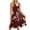 A55 Wine-Sleeveless Dress for Women, variant on Mifsaly Sleeveless Dress for Women High Waist Midi Dress Flowy Cute Animal Print Travel Vacation Work Everyday Sundresses XL