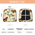 thumbnail image 3 of Pioneer Flower and Butterfly Seat Covers for Dining Room Chairs Set Of 4,Stretch Printed Washable Chair Seat Cover with Elastic Ties and Button,Removable Waterproof Couch Cushion Covers, 3 of 6