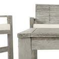 thumbnail image 6 of SAFAVIEH Ozark Outdoor Patio 4 Piece Conversation Set, Grey Wash, 6 of 7