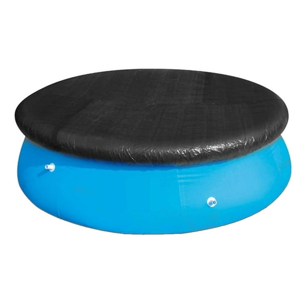 Cubierta de piscina duradera, lona negra antipolvo para piscina infantil al aire libre 457cm