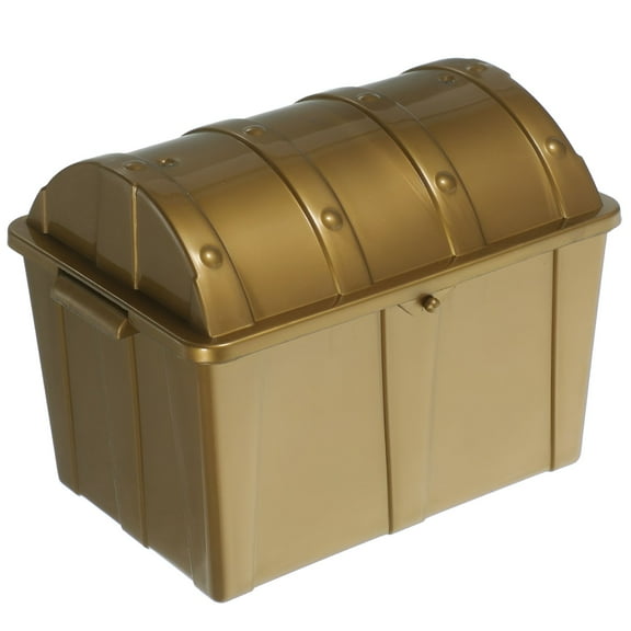 BESTSKY Kids Treasure Chest Small Plastic Storage Box Vintage Pirate Treasure Chest Small Toy Box