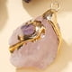 thumbnail image 2 of Qarigey Collar de cristal de sabiduría y fuerza para el día, regalo de aniversario, piedra de renacimiento, elegante collar de piedra de San Ropa, zapatos y accesorios Miscelánea Cristal rosa, 2 of 6